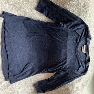 3/4 Sleeve Scoop Neck Side Vent Nursing Tunic